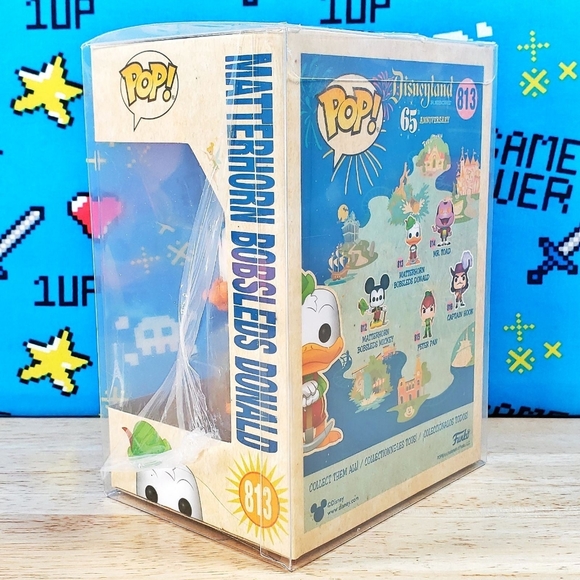 Funko PoP Disneyland Resort 65th Anniversary Matterhorn Bobsleds Donald #813 New - Picture 5 of 10